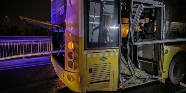 İETT otobüsünün kapısından girip motorundan çıktı! Felaketten dönüldü
