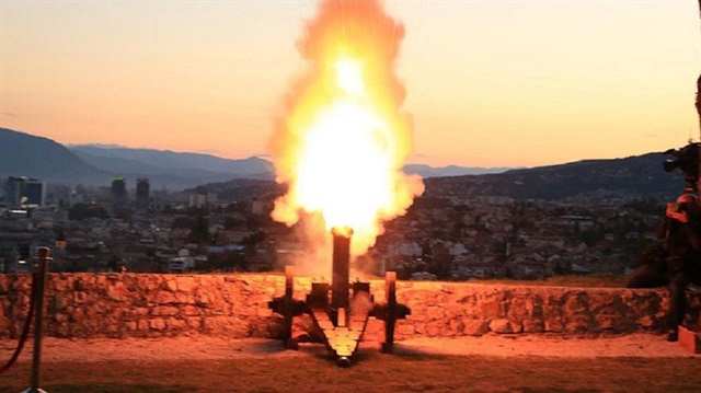 İftar topu 2 dakika erken atıldı