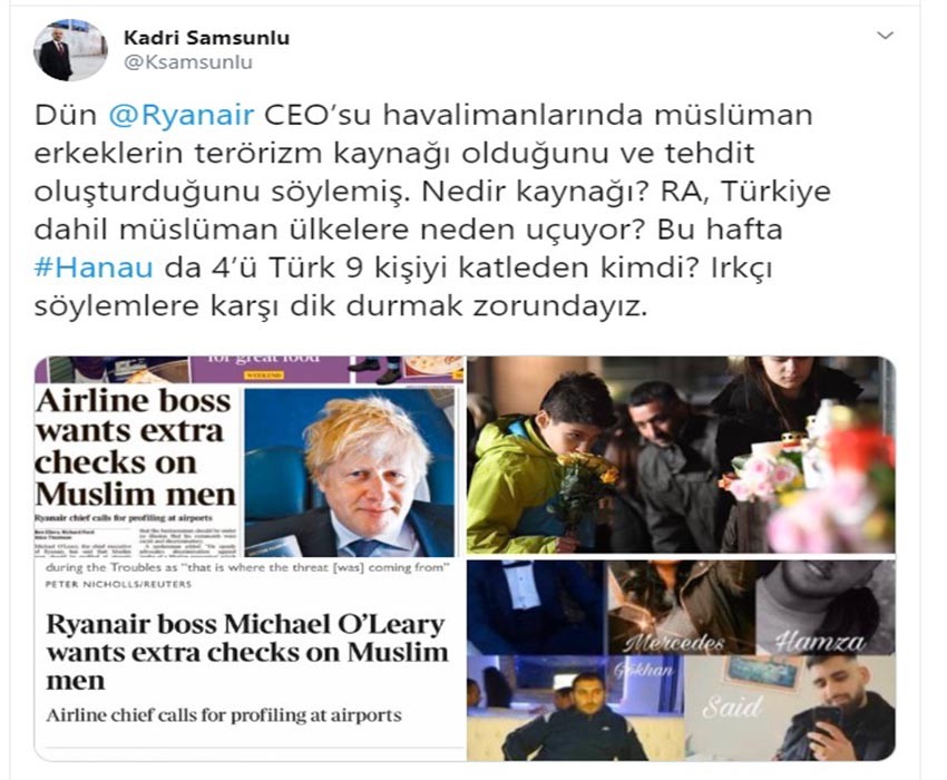 İGA CEO’su Samsunlu’dan Ryanair CEO’suna tepki 