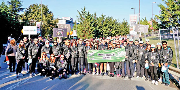 İGA, Cerebral Palsy’li çocuklar için koştu
