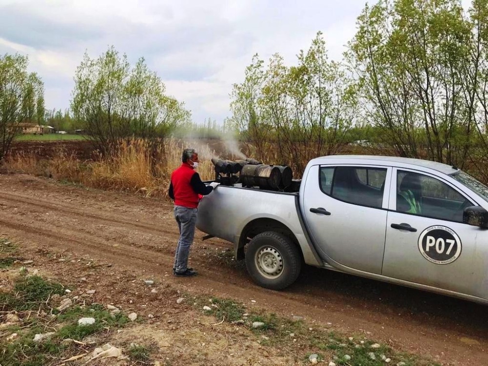 Iğdır’da dezenfekte ve ilaçlama devam ediyor 