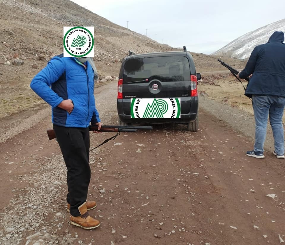 Iğdır’da kaçak avcılara para cezası kesildi 