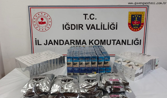Iğdır'da kaçak sigara ve botoks operasyonunda 4 gözaltı