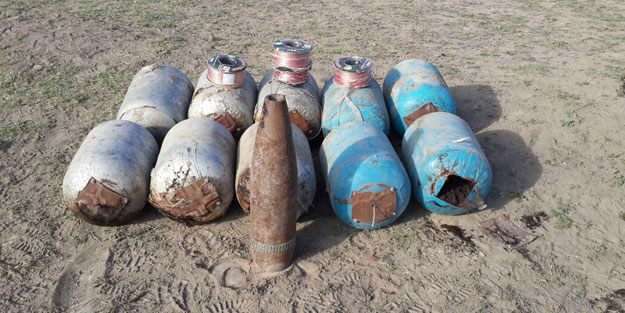 Iğdır'da tuzaklanmış yarım ton bomba bulundu