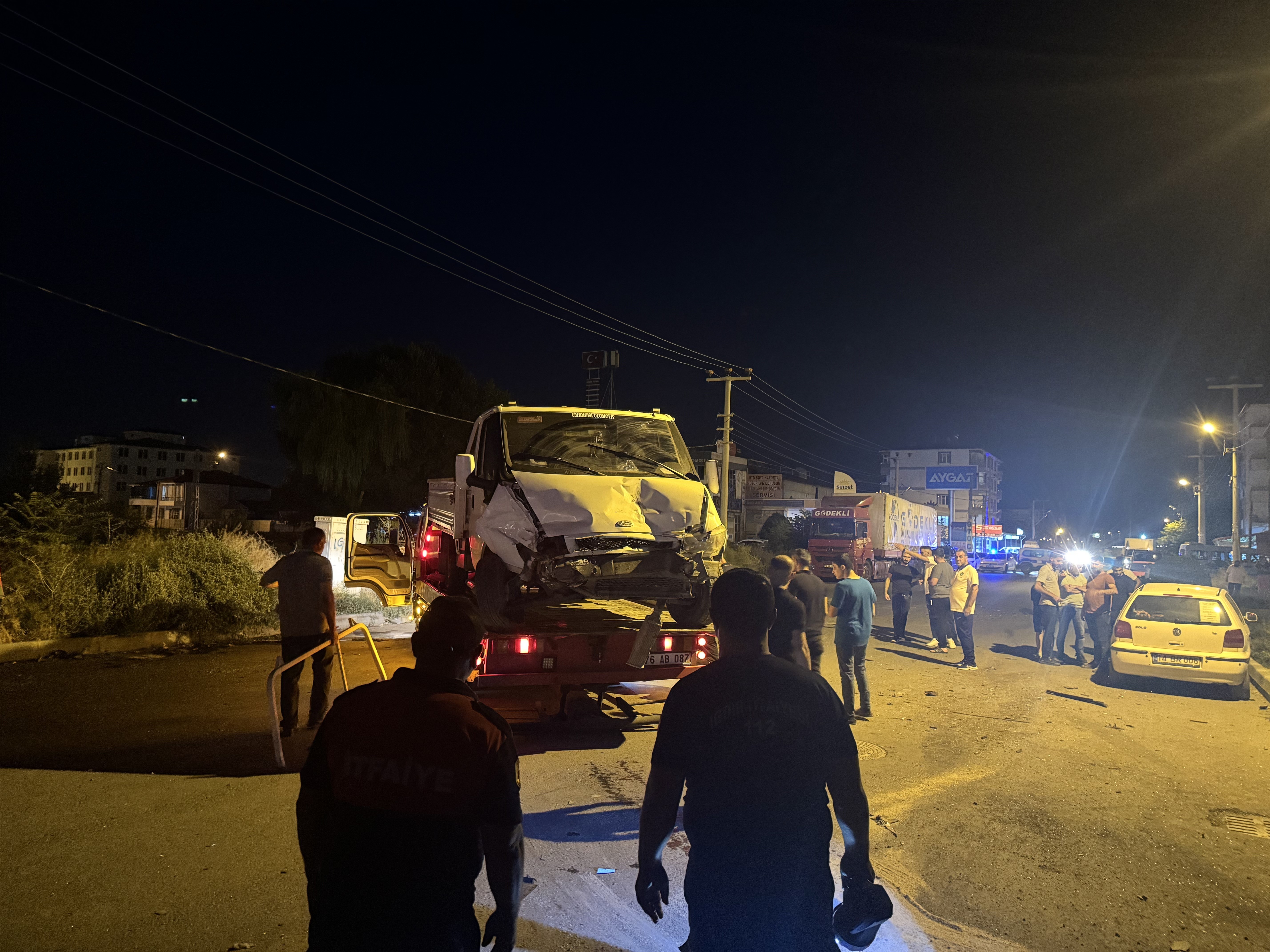 Iğdır’da zincirleme trafik kazası