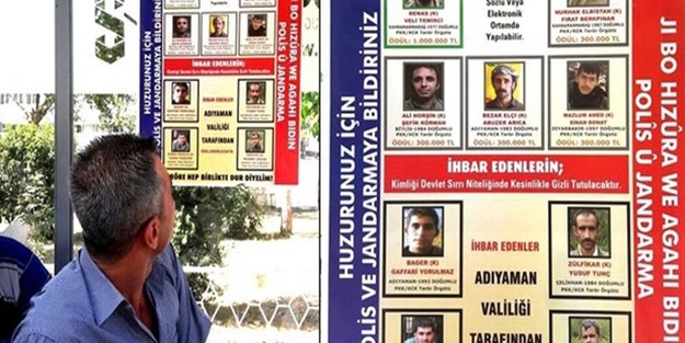 Bu hainleri ihbar eden 1 milyon lira ödül alacak