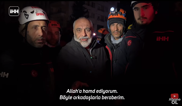 İHH depremden 43 dakika sonra direkt harekete geçti: Acılar dinene kadar buradayız!