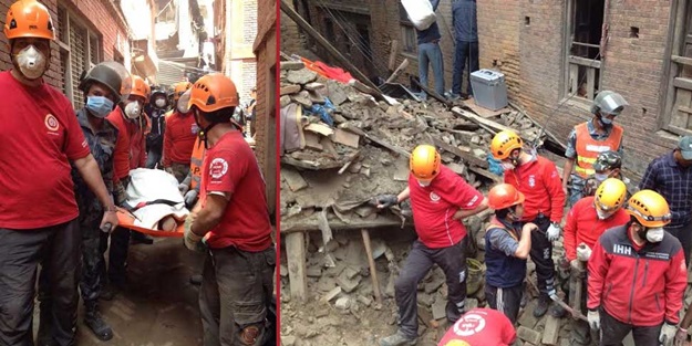 İHH ekipleri bir Nepallinin cesedine ulaştı