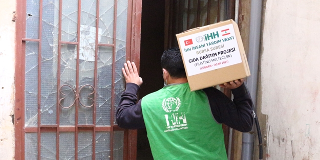 İHH'dan 1180 Filistinli aileye yardım