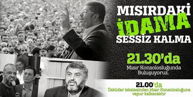 İHH'dan Mısır Konsolosluğu'na eylem çağrısı