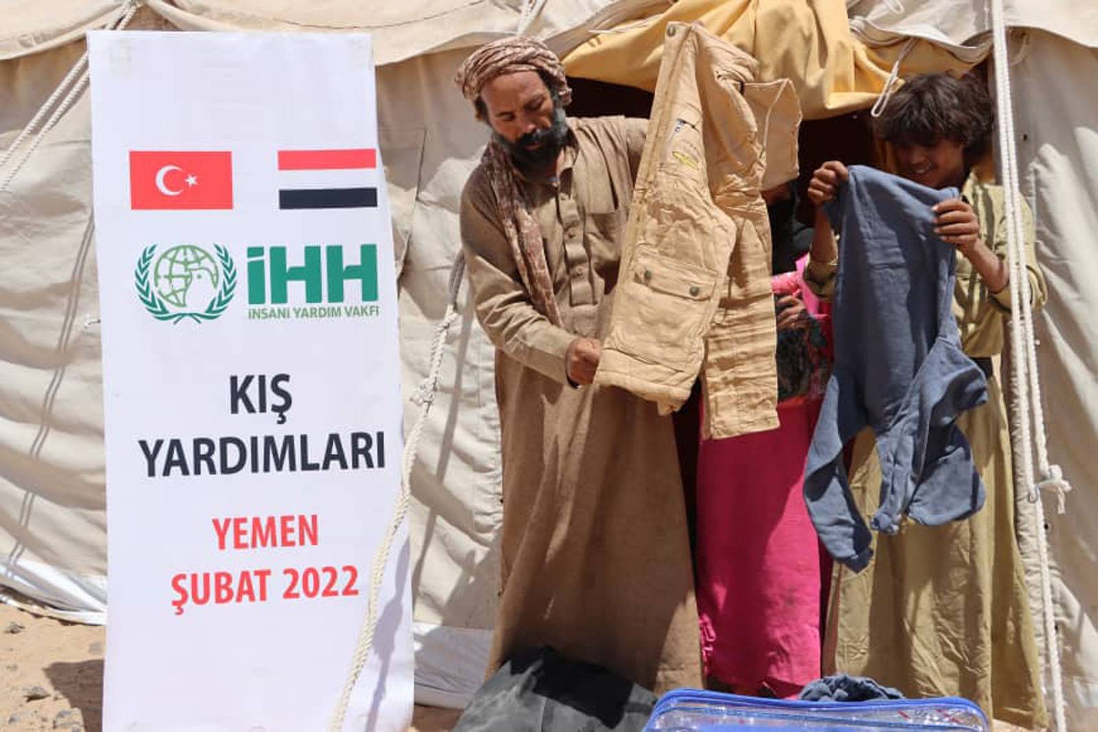İHH’dan Yemenli ailelere yardım