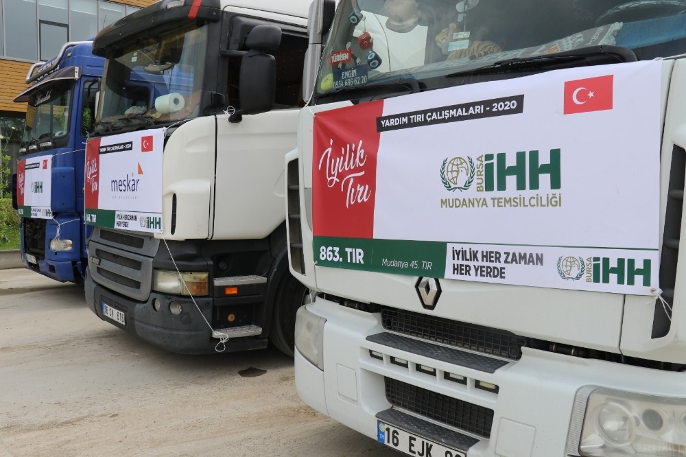 İHH’den İdlib ve Halep’e yardım tırı 