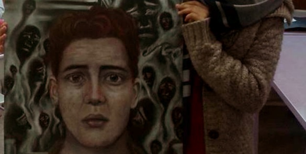 İhlas Koleji öğrencisi engelliler için çizdi