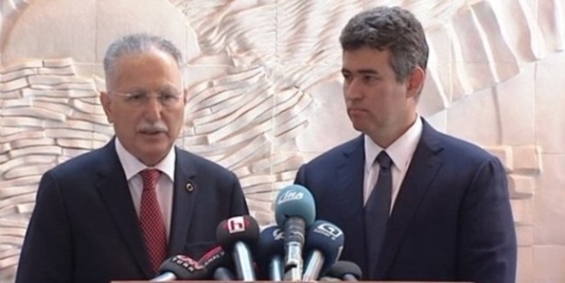 İhsanoğlu'ndan Feyzioğlu'na ziyaret