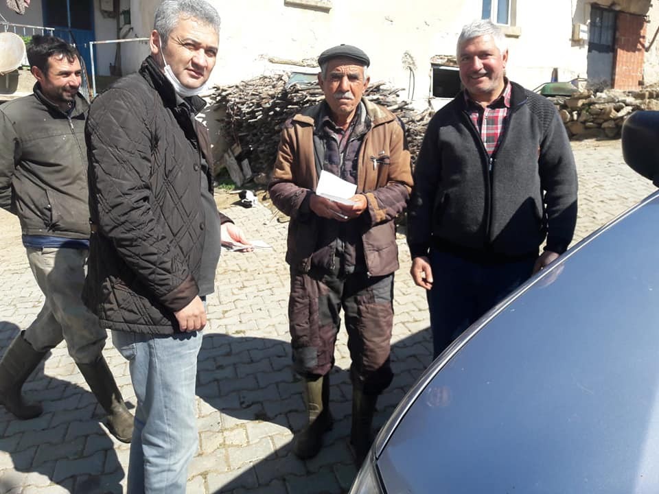 İhtiyaç sahiplerinin paraları evlerinde ödendi 