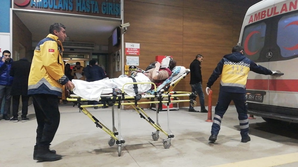 İki aylık hamile kadın ölümden döndü 