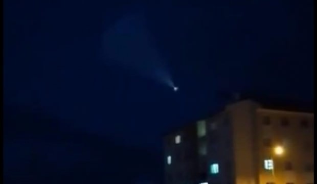 İki ilde de görüldü! Dakikalar içinde gözden kayboldu