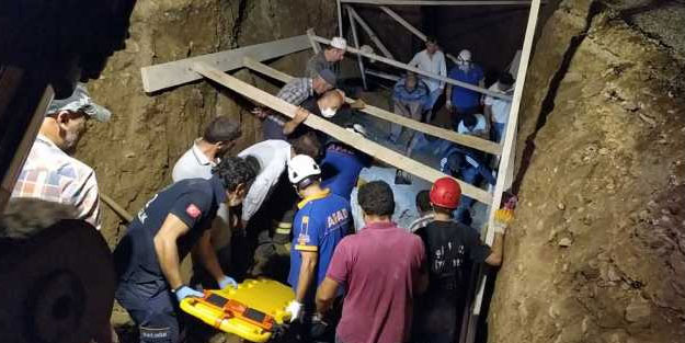 İki kardeş göçük altında kalarak can verdi