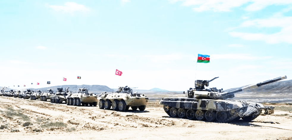İki kardeş ülke Bakü’de askeri tatbikata başladı!