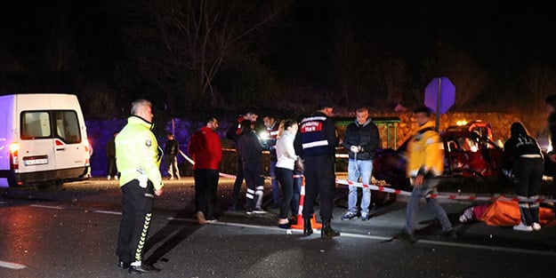 İki kız kardeş feci kazada hayatını kaybetti