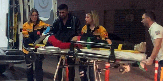 İki motosikletin çarpıştığı feci kaza böyle görüntülendi