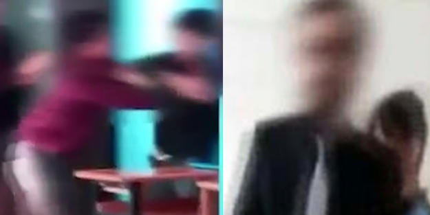 Sınıfta kavga ettiriyordu! Görüntülendiği anlayınca...