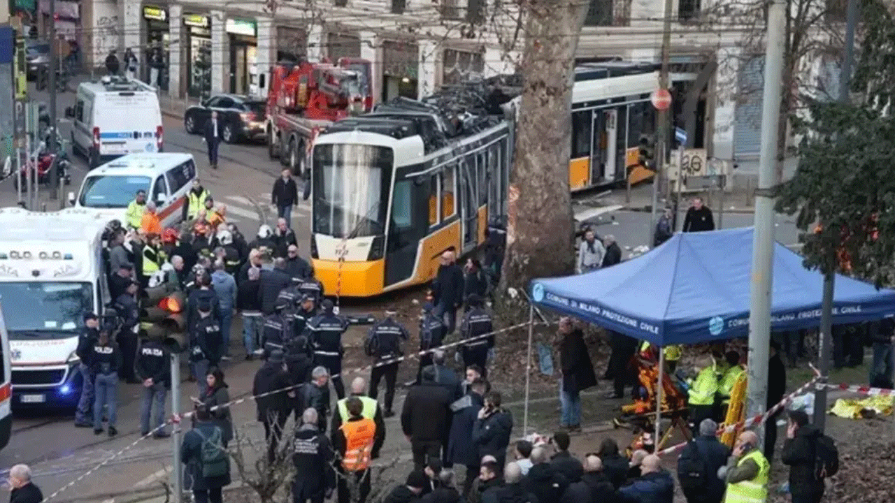 İki tramvay çarpıştı: Çok sayıda yaralı var!