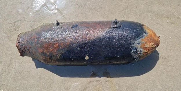İkinci Dünya Savaşı'ndan kalma bomba buldular