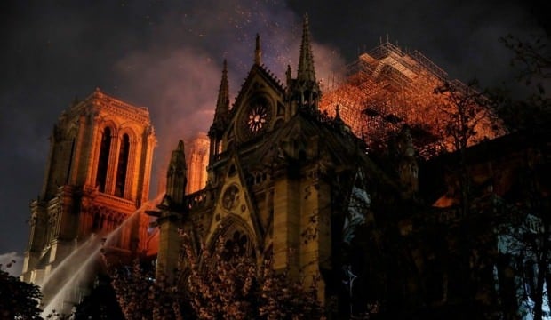 Dünya liderlerinden 'Notre Dame' mesajı!