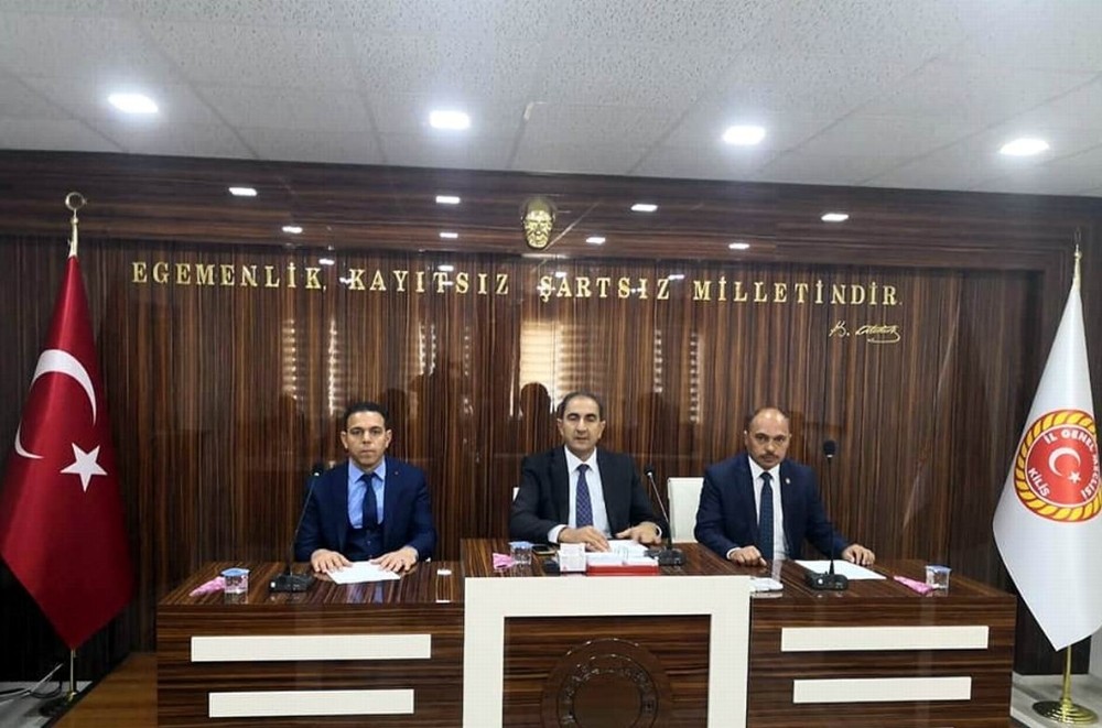 İl Genel Meclisinde görev dağılımı yapıldı 