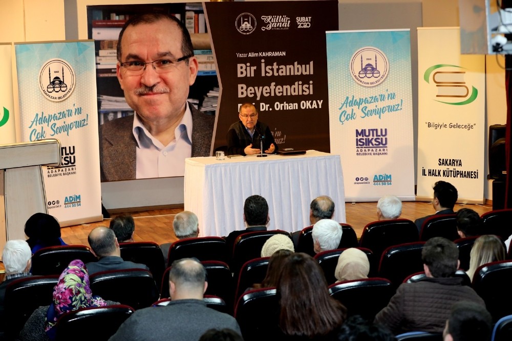 İl Halk kütüphanesinde Prof. Dr. Orhan Okay konuşuldu 