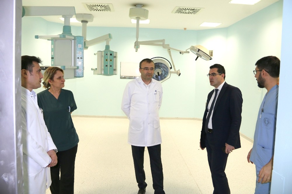 İl Sağlık Müdürü Ağırtaş incelemelerde bulundu 