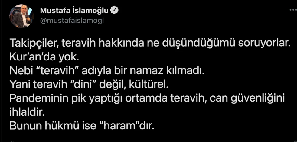 İlahiyatçı Prof.Dr.Orhan Çeker’den teravih inkarcılarına tepki: Teravih namazını inkar etmek çok yanlıştır, fitne çıkarmaktır