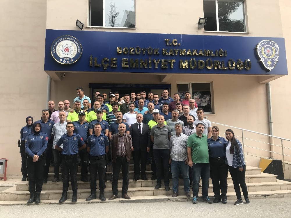 İlçe Emniyet Müdürü Hakkı Güner, Bozüyük’e veda etti 