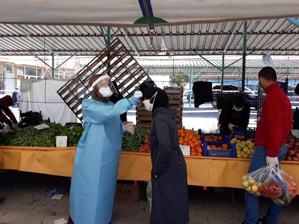 İlçe Hıfzıssıhha Kurulu pazar yerini denetledi 