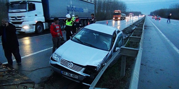 İlçe Müftüsü kaza yaptı: 2 yaralı