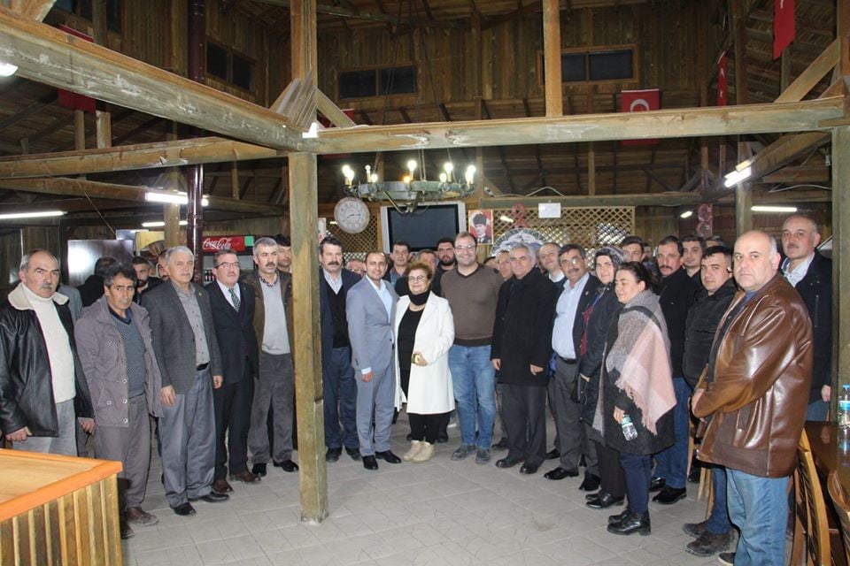 İlçe Tarım Müdürü Altıntaş için veda yemeği 