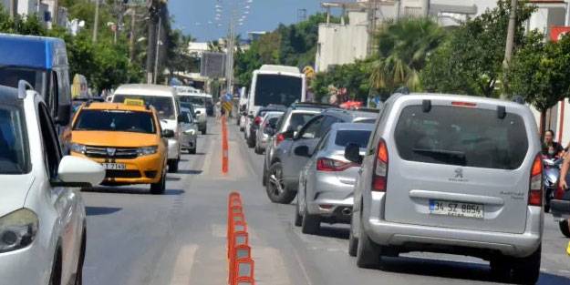 İlçeye 1 haftada 140 bin araç giriş yaptı