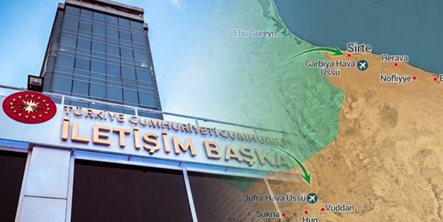 İletişim Başkanlığı, Libya haritasını paylaşıp duyurdu: Hedefteki kent Sirte