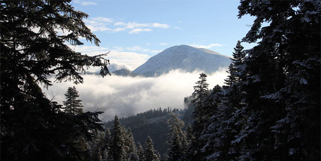 Ilgaz Dağı'na ilk kar düştü