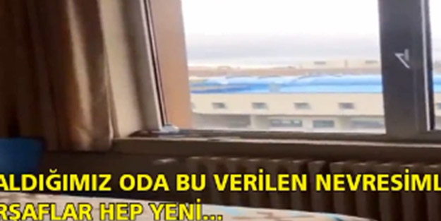 İlgi çeken görüntü! İşte umreden dönenlerin kaldığı yer