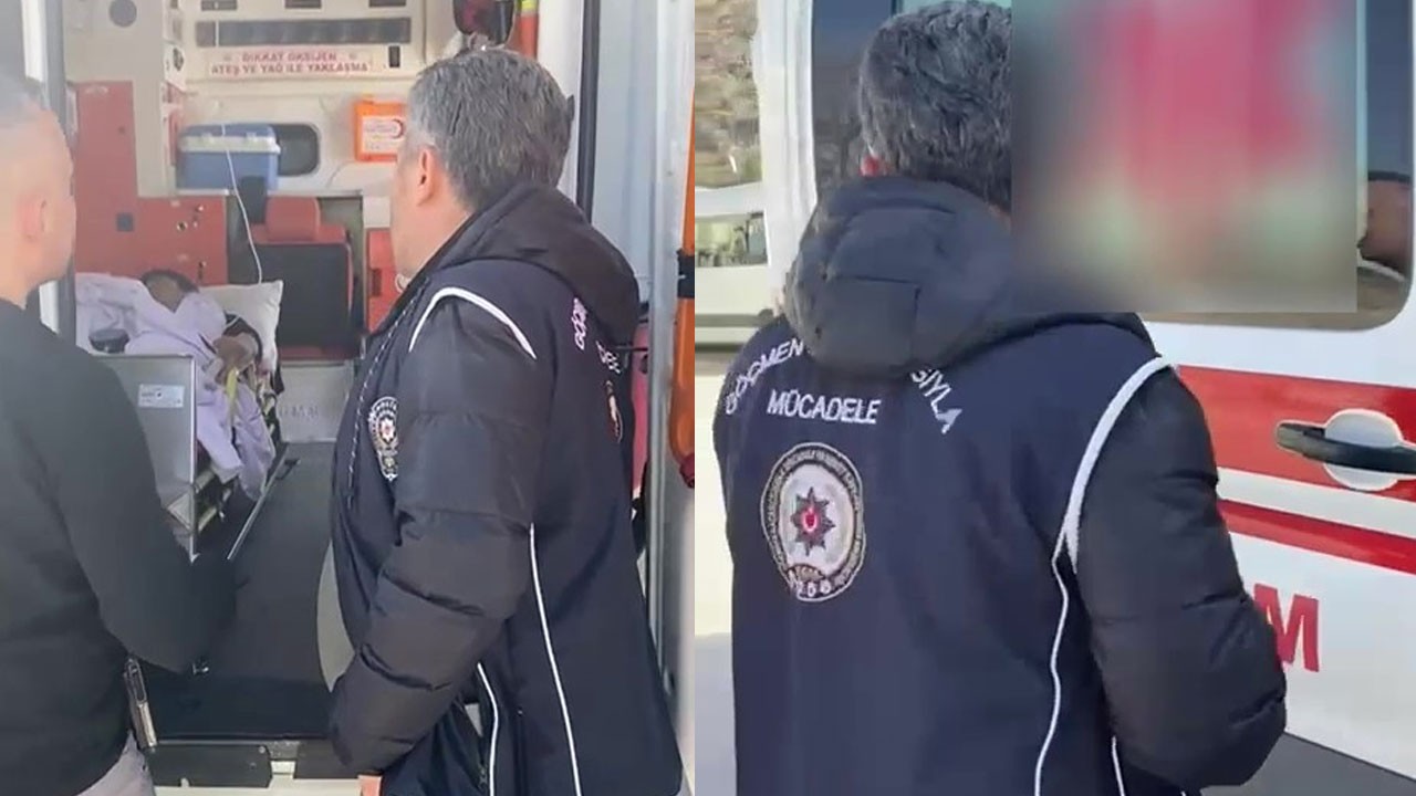 İlginç olay: Ambulanstan kaçak göçmen çıktı