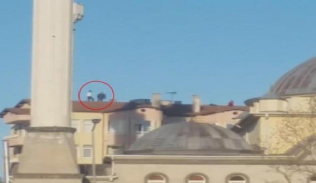 İlginç olay! Haberi yaparken haber oldu