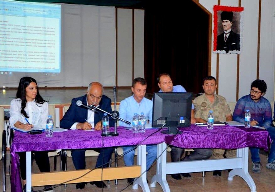 İliç ilçesinde okul güvenliği toplantısı yapıldı 