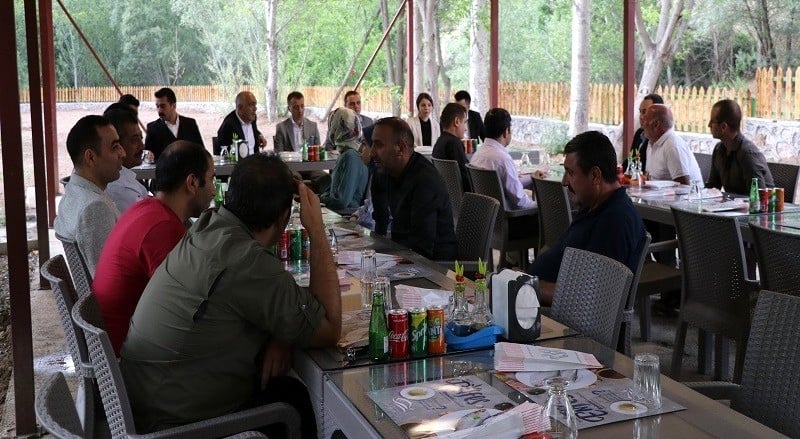 İliç’te yargı mensupları için veda yemeği 