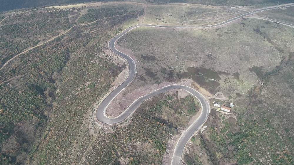 İlimtepe yolu asfaltlandı 