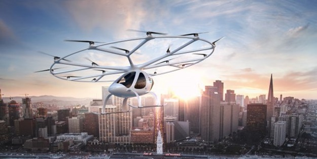 İlk elektrikli uçan taksi test edildi