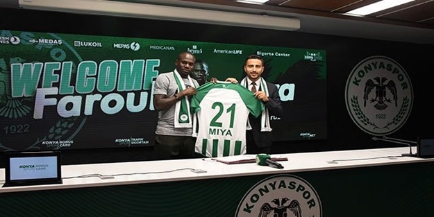 İlk kez Akit duyurmuştu! Konyaspor, Farouk Miya'yı açıkladı
