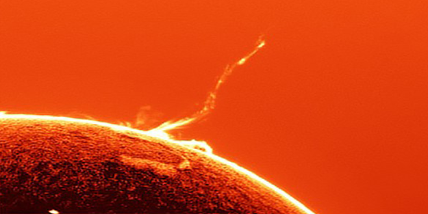 İlk kez görülüyor! Devasa büyüklükte güneş patlaması