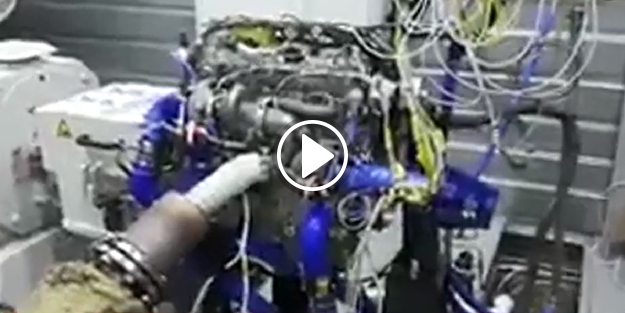 Milli motor böyle görüntülendi